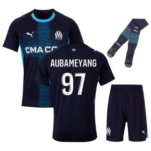 Maillot Kit Enfant OM Exterieur 2025 2026 Aubameyang