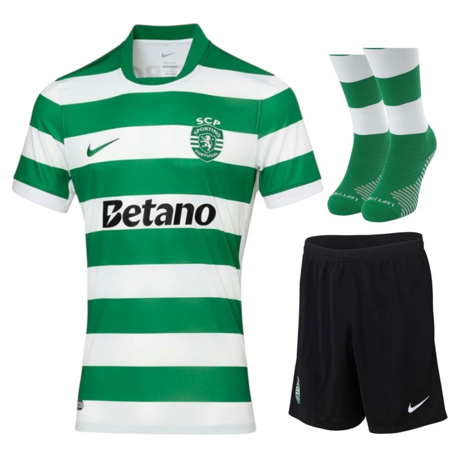 Maillot Kit Enfant Sporting Domicile 2025 2026 (1)