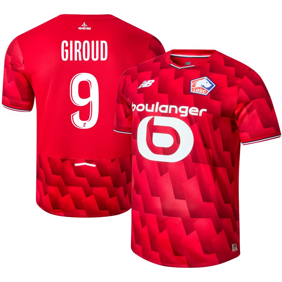 Maillot LOSC Domicile 2025 2026 Olivier Giroud 9 (1)