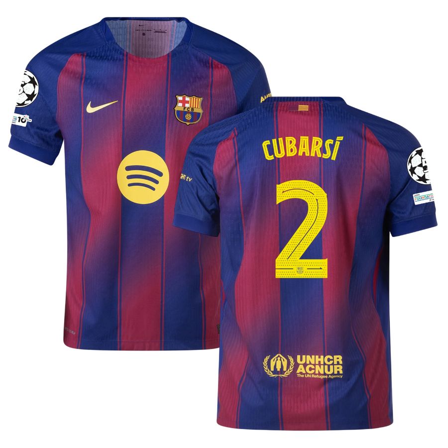 Maillot Match Barca Domicile 2025 2026 Cubarsi UCL (1)