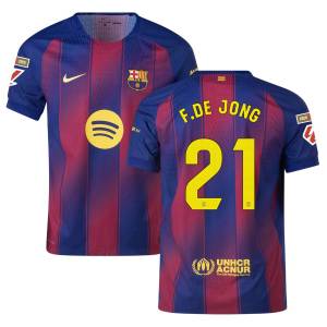 Maillot Match Barca Domicile 2025 2026 De Jong La Liga