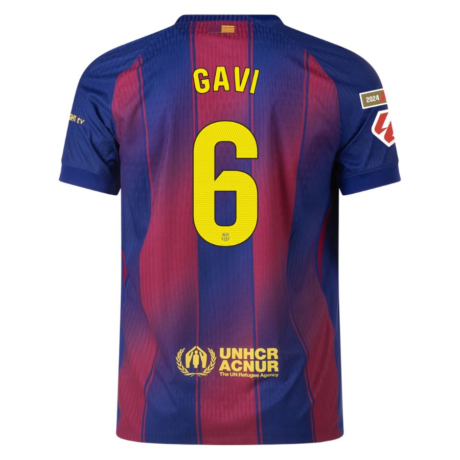 Maillot Match Barca Domicile 2025 2026 Gavi La Liga (2)