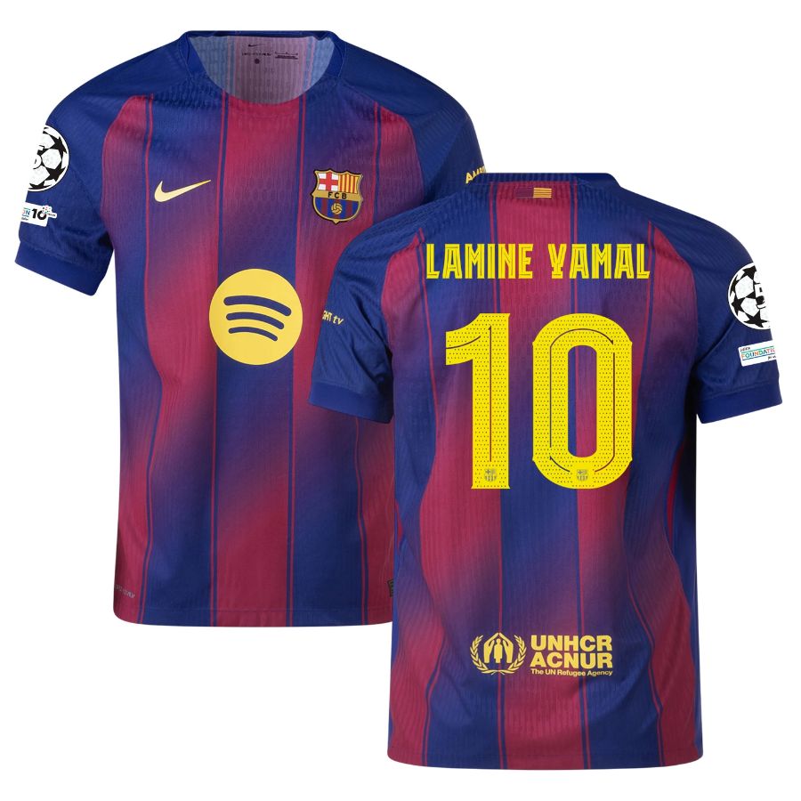 Maillot Match Barca Domicile 2025 2026 Lamine Yamal UCL (1)