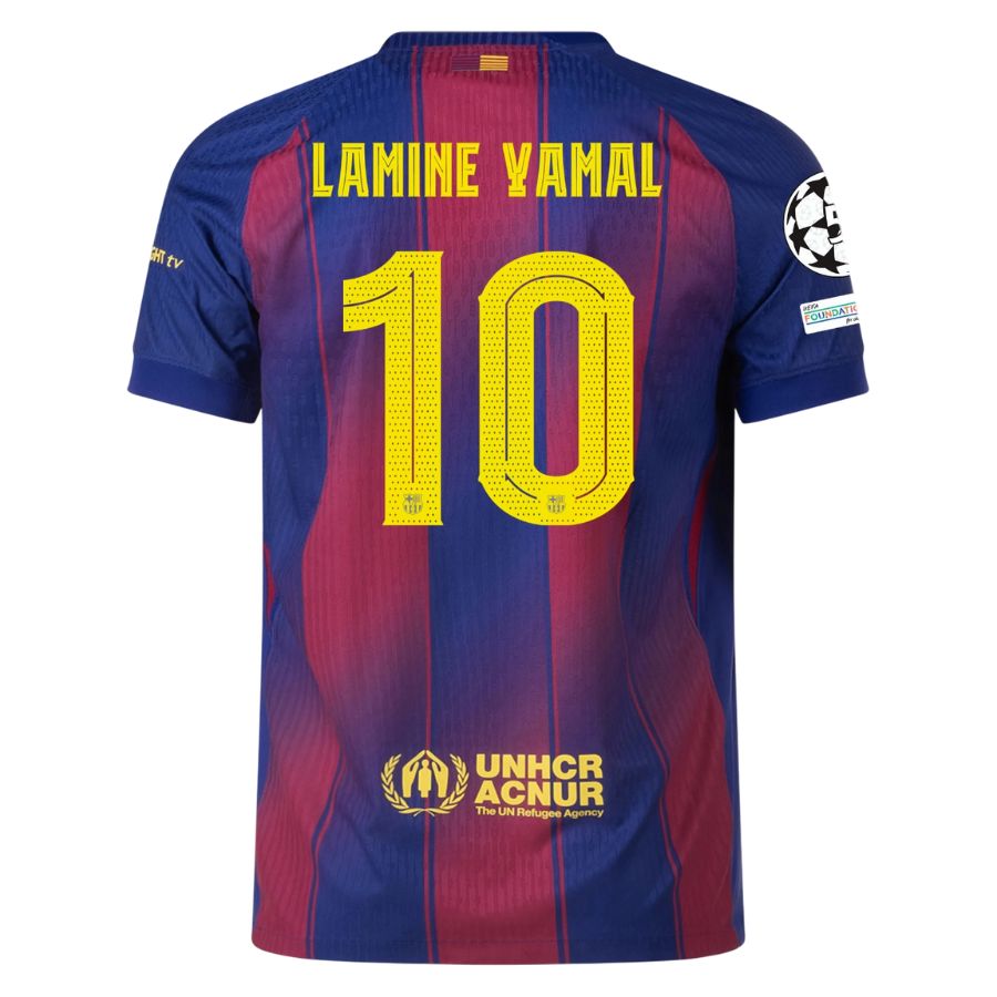 Maillot Match Barca Domicile 2025 2026 Lamine Yamal UCL (2)