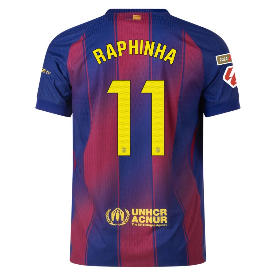 Maillot Match Barca Domicile 2025 2026 Raphinha La Liga (2)