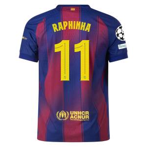 Maillot Match Barca Domicile 2025 2026 Raphinha UCL (2)