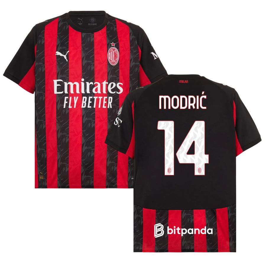 Maillot Milan AC Domicile 2025 2026 Modric (1)