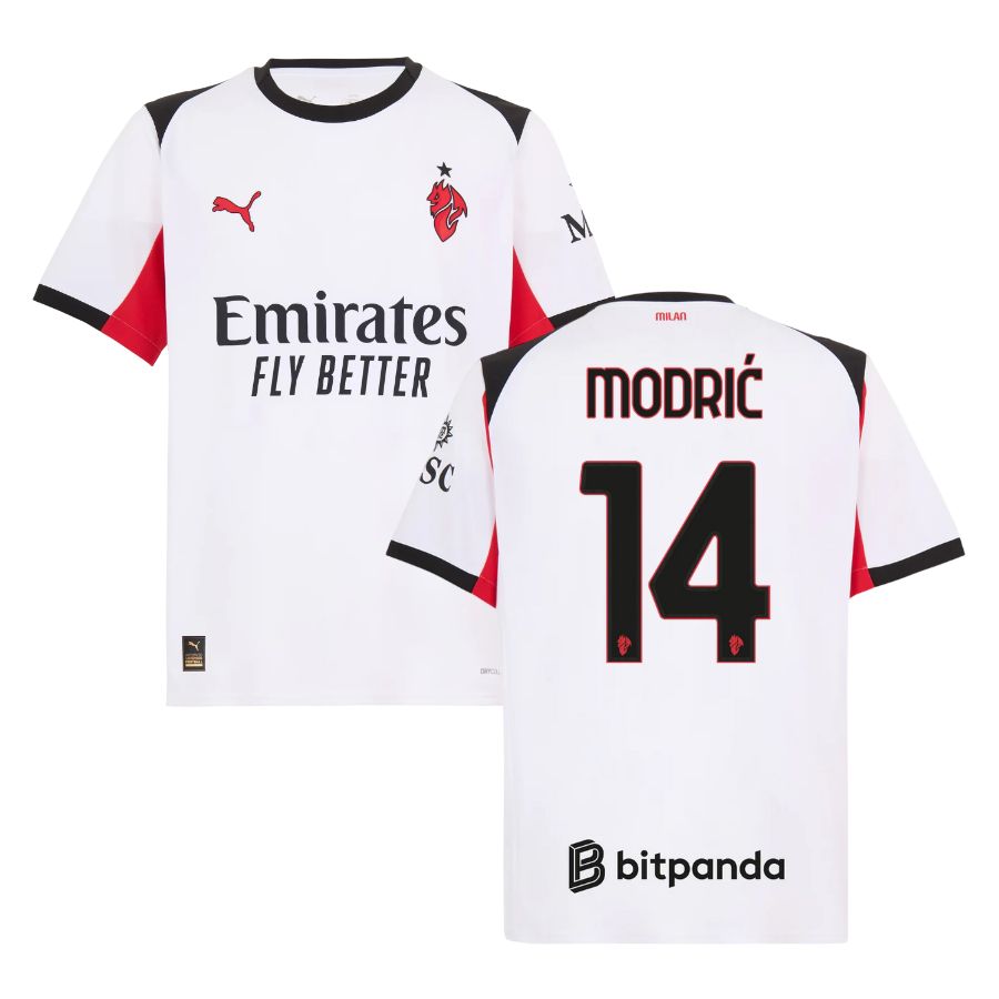 Maillot Milan AC Exterieur 2025 2026 Modric (1)