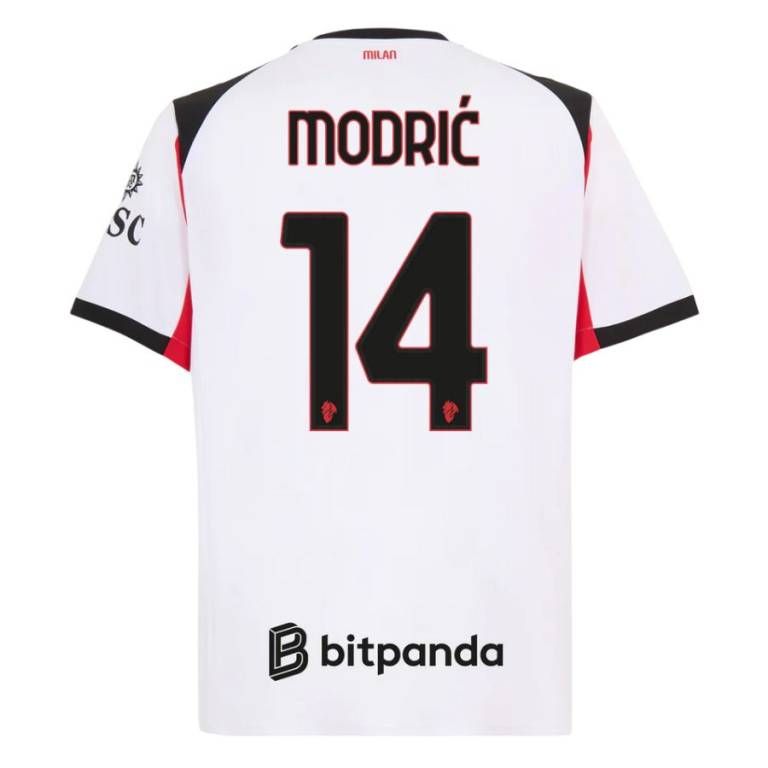 Maillot Milan AC Exterieur 2025 2026 Modric (2)