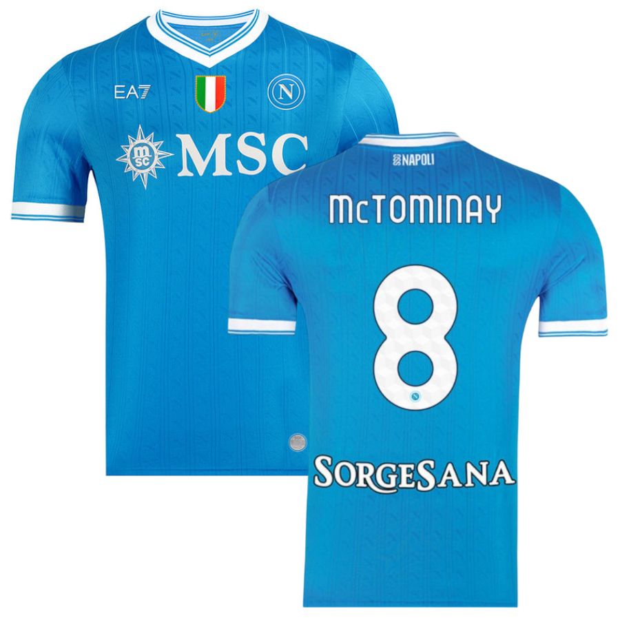 Maillot Naples Domicile 2025 2026 MC Tominay (1)