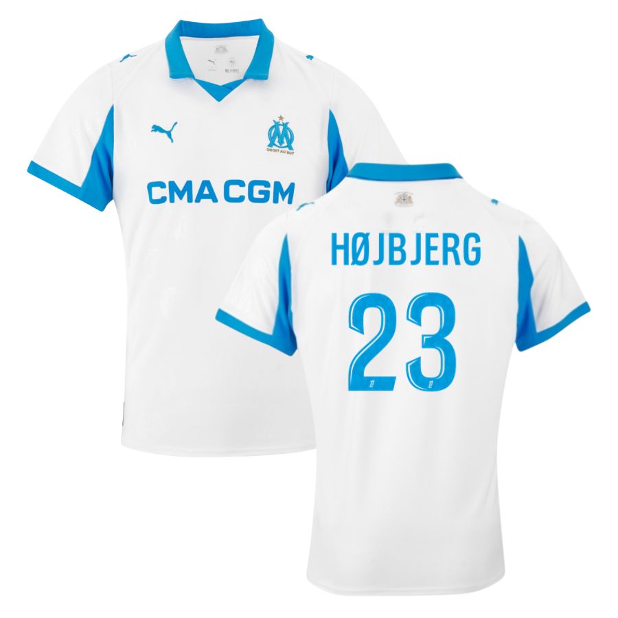 Maillot OM Domicile 2025 2026 Hojbjerg (1)