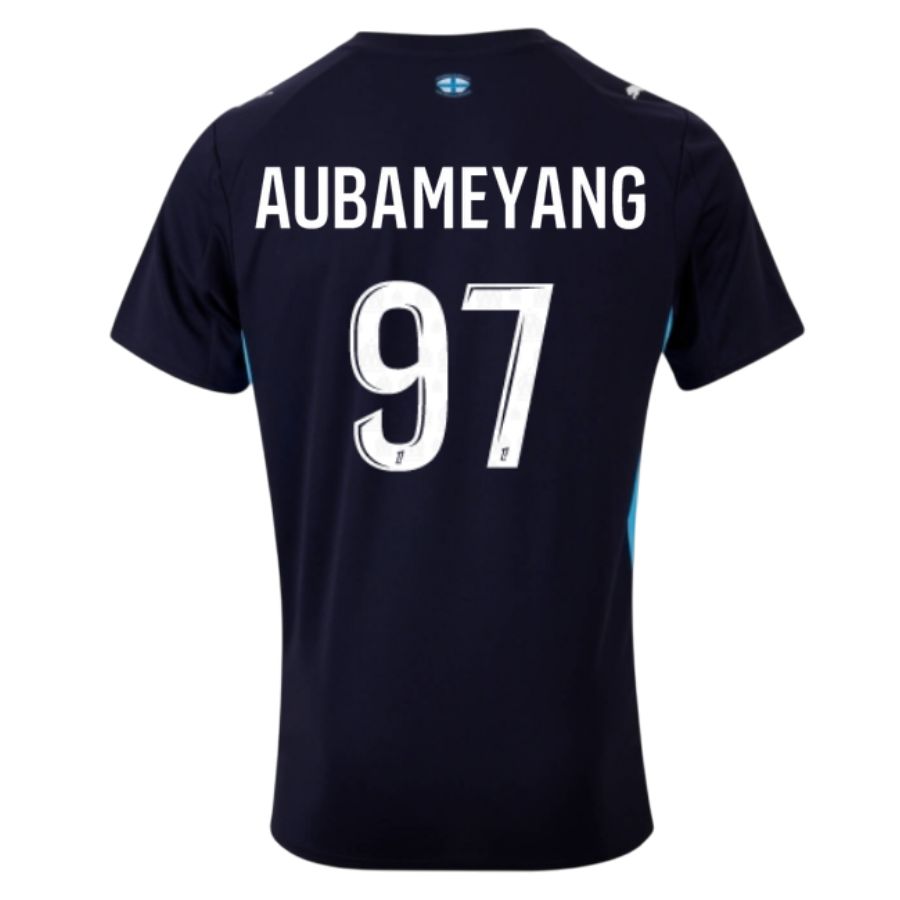 Maillot OM Exterieur 2025 2026 Aubameyang (2)