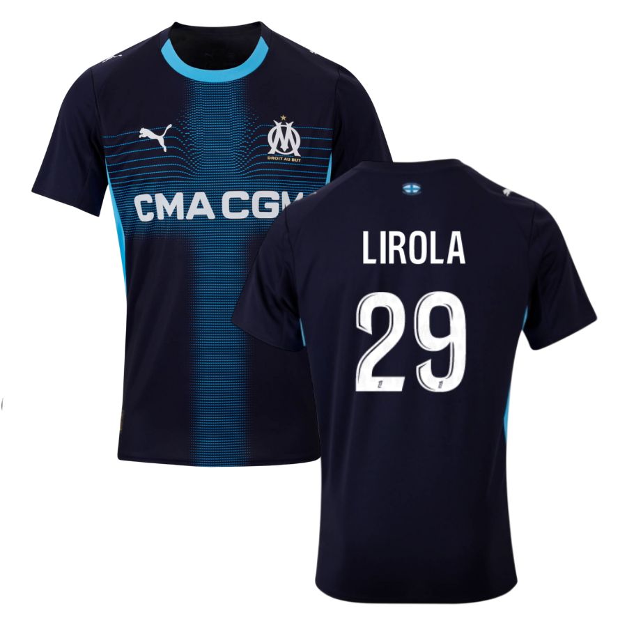 Maillot OM Exterieur 2025 2026 Lirola (1)