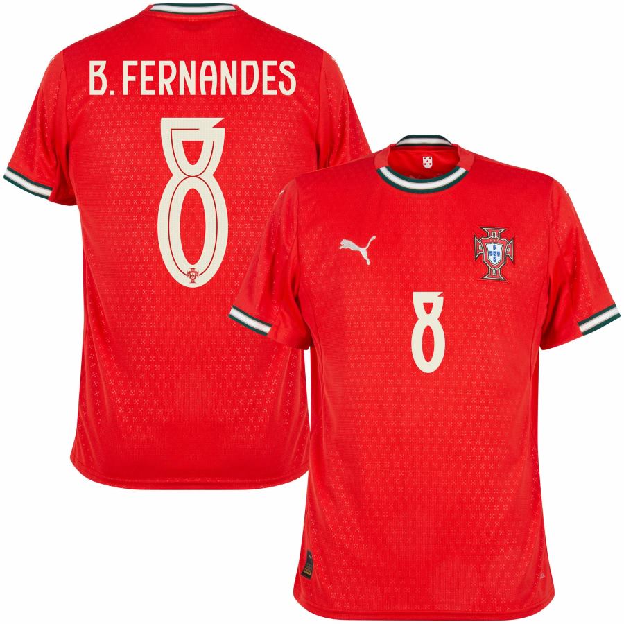 Maillot Portugal Domicile 2025 2026 B. Fernandes (1)