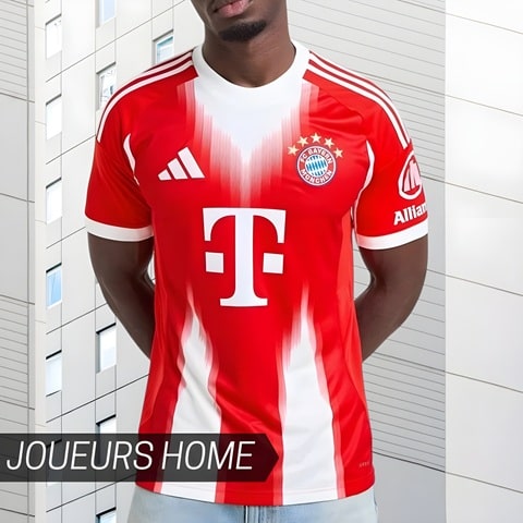 maillots joueurs domicile 2025 2026