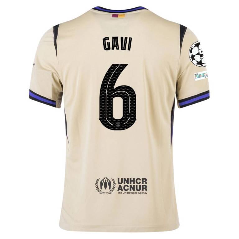 Maillot Barca Exterieur 2025 2026 Gavi UCL (2)