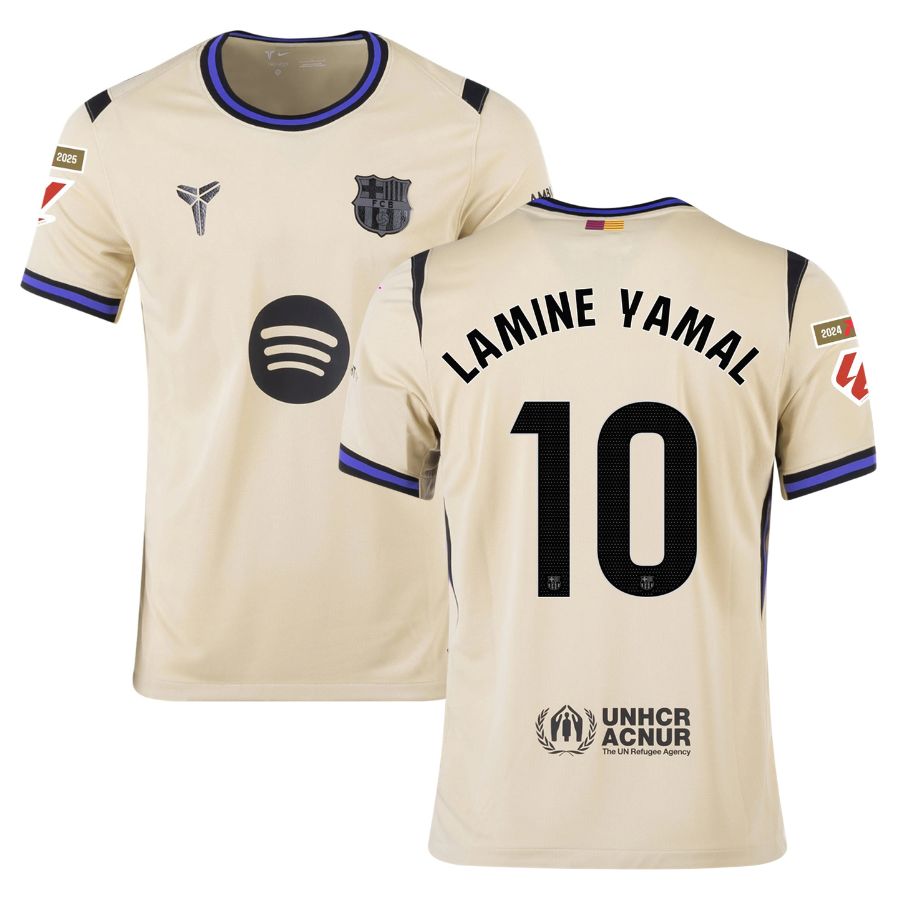 Maillot Barca Exterieur 2025 2026 Lamine Yamal La Liga (1)