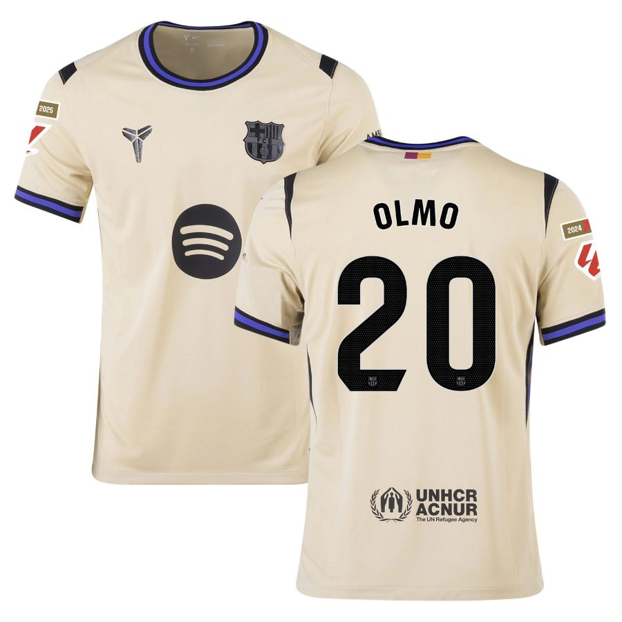 Maillot Barca Exterieur 2025 2026 Olmo La Liga (1)