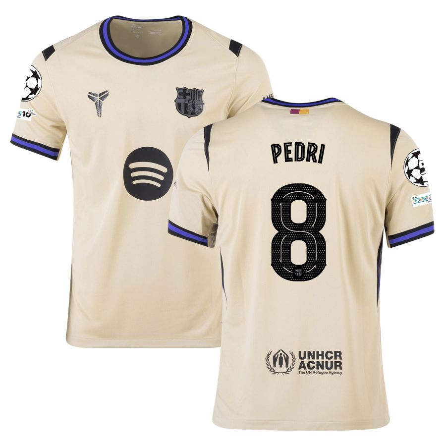 Maillot Barca Exterieur 2025 2026 Pedri UCL (1)