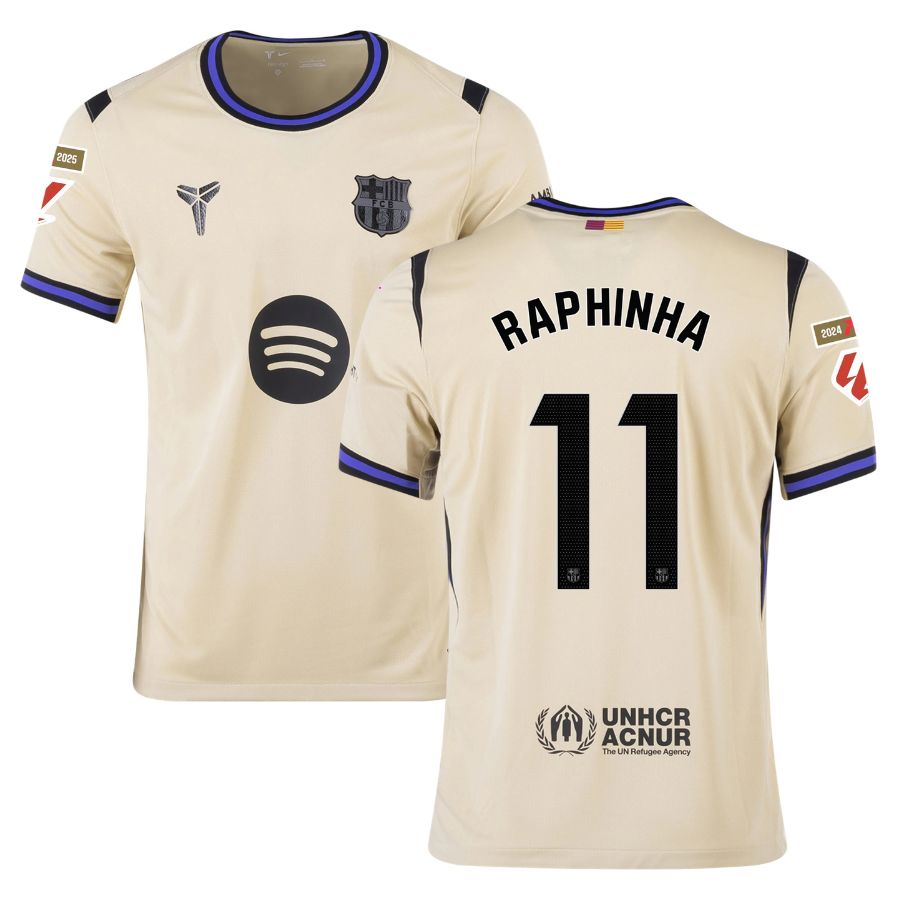 Maillot Barca Exterieur 2025 2026 Raphinha La Liga (1)