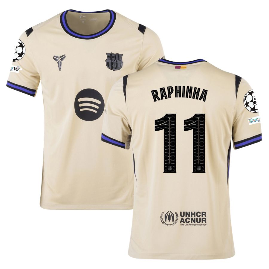 Maillot Barca Exterieur 2025 2026 Raphinha UCL (1)