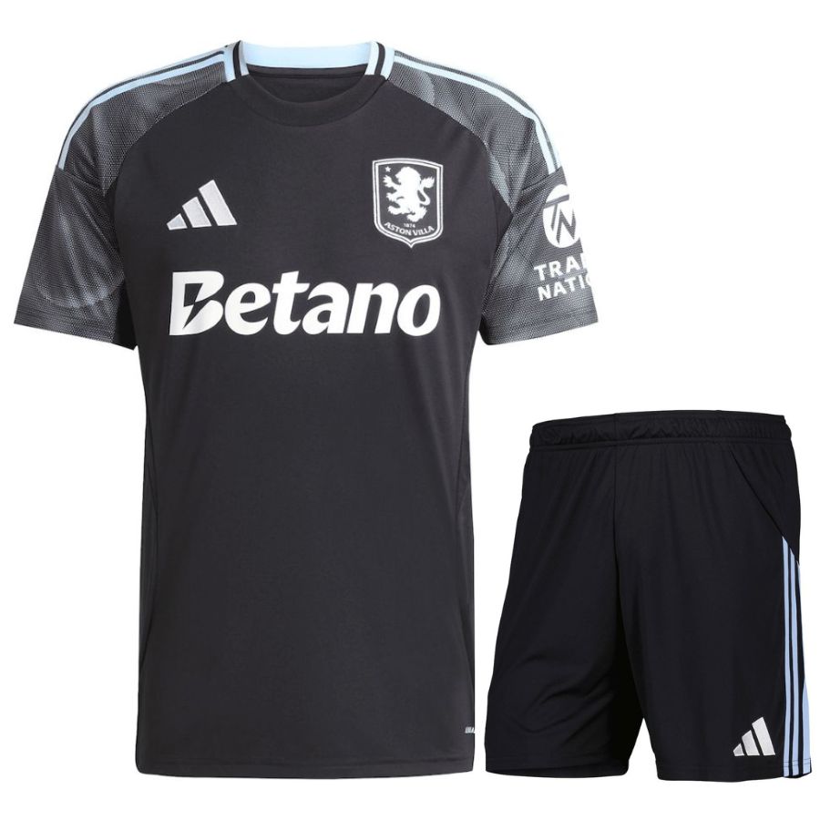 Maillot Kit Enfant Aston villa Exterieur2025 2026 (1)