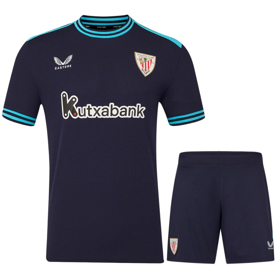 Maillot Kit Enfant Athletic Bilbao Exterieur 2025 2026 (1)