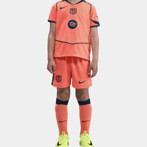 Maillot Kit Enfant Barca 2025 2026 Third (1)
