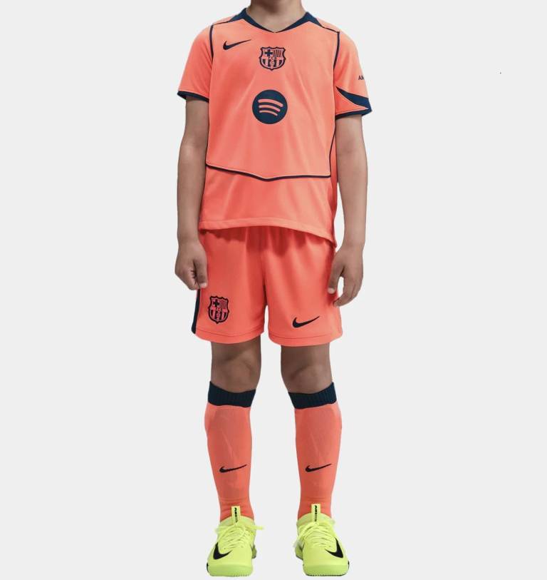 Maillot Kit Enfant Barca 2025 2026 Third (1)