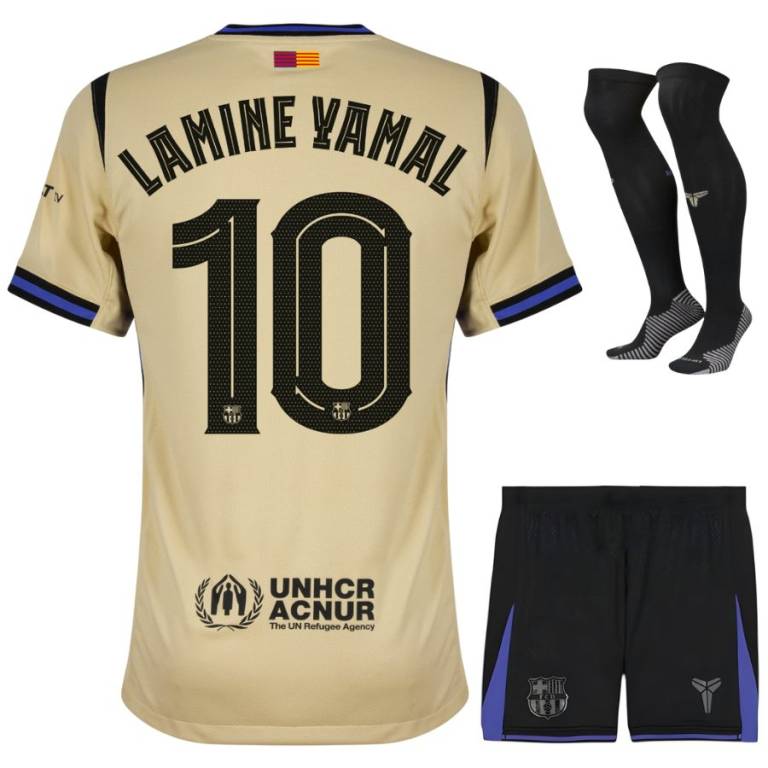 Maillot Kit Enfant Barca Exterieur 2025 2026 Lamine Yamal