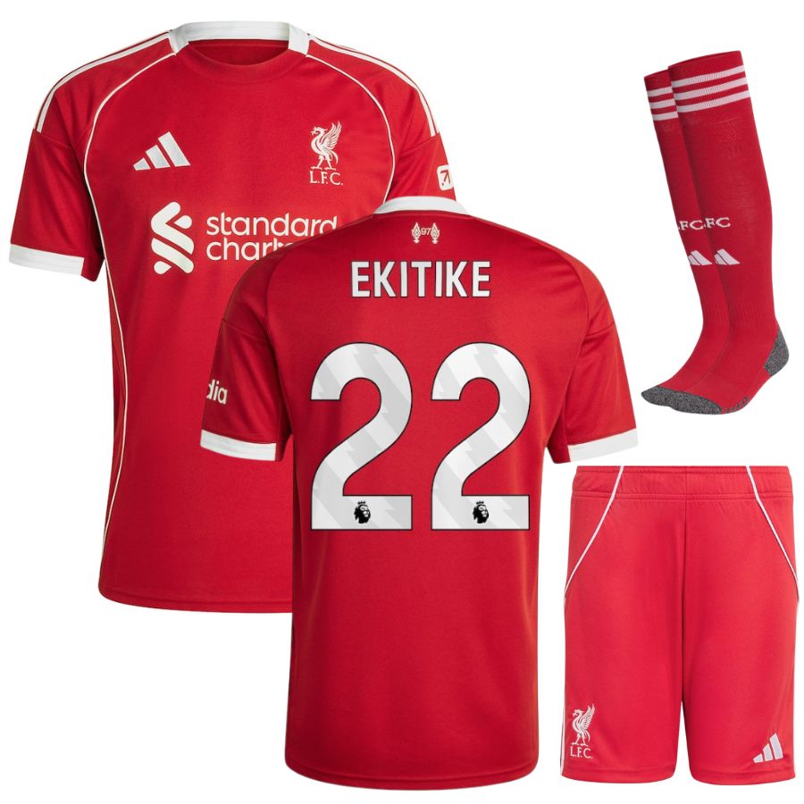Maillot Kit Enfant Liverpool Domicile 2025 2026 EKITIKE