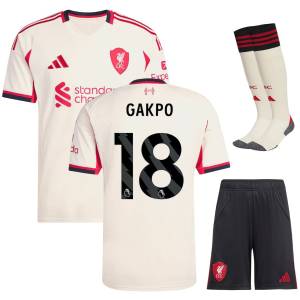 Maillot Kit Enfant Liverpool Exterieur 2025 2026 Gakpo