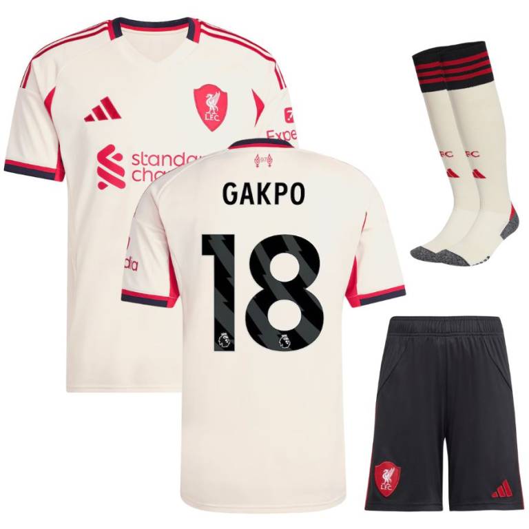 Maillot Kit Enfant Liverpool Exterieur 2025 2026 Gakpo