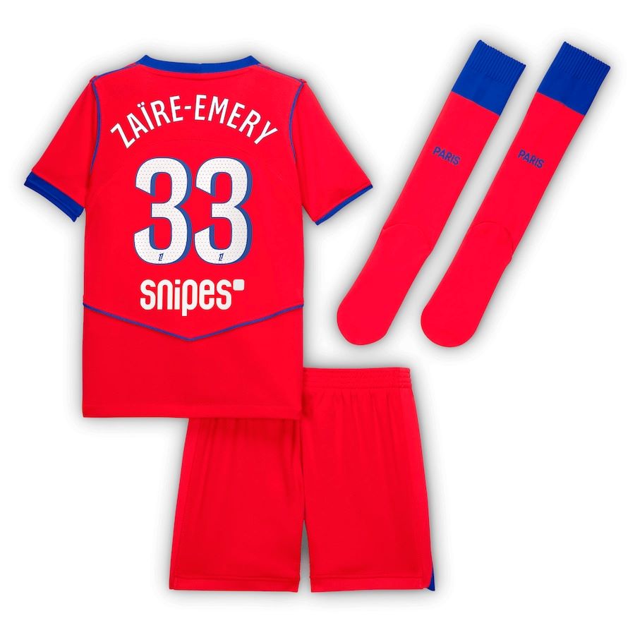Maillot Kit Enfant PSG Third 2025 2026 Zaire Emery (2)