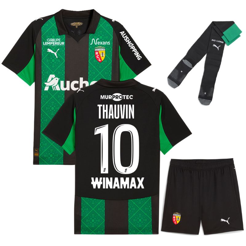 Maillot Kit Enfant RC Lens Exterieur 2025 2026 Thauvin