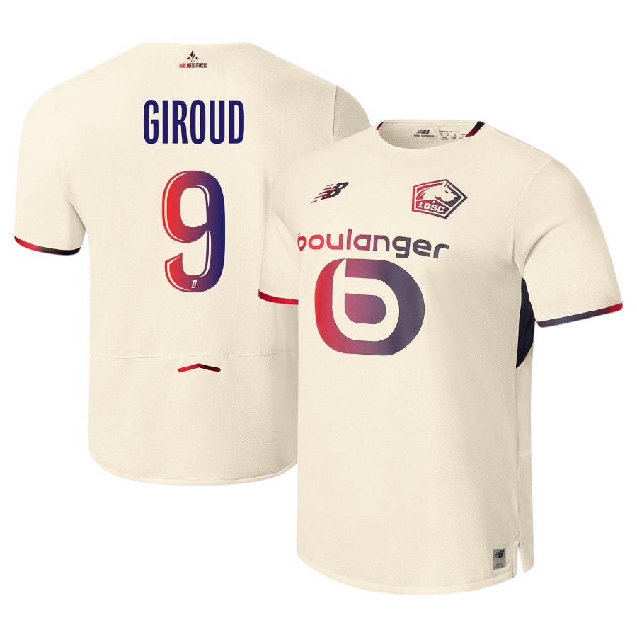 Maillot LOSC Exterieur 2025 2026 Olivier Giroud (1)