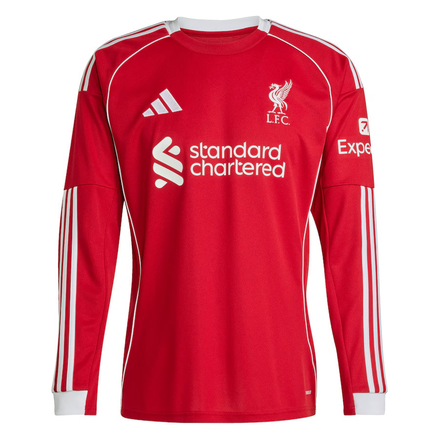 Maillot Liverpool Domicile 2025 2026 Manches Longues (1)