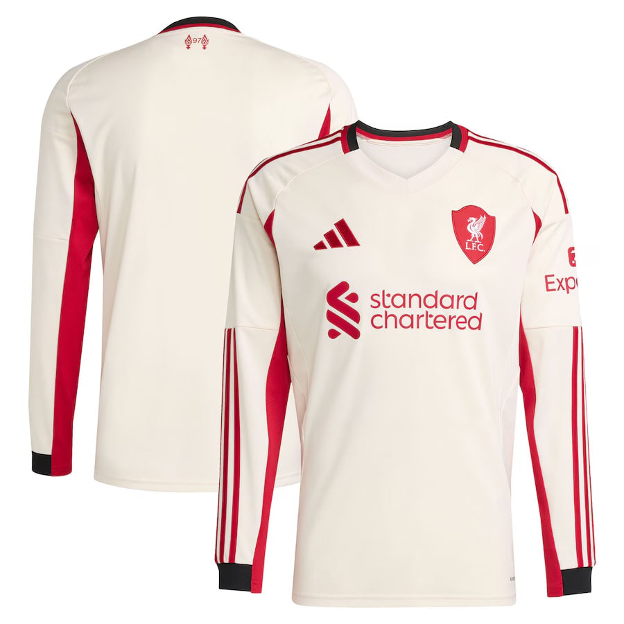Maillot Liverpool Exterieur 2025 2026 Manches Longues (3)