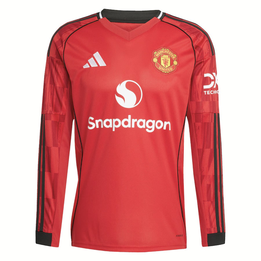 Maillot Manchester United Domicile 2025 2026 Manches Longues (1)