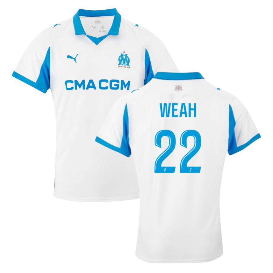 Maillot OM Domicile 2025 2026 Weah (1)