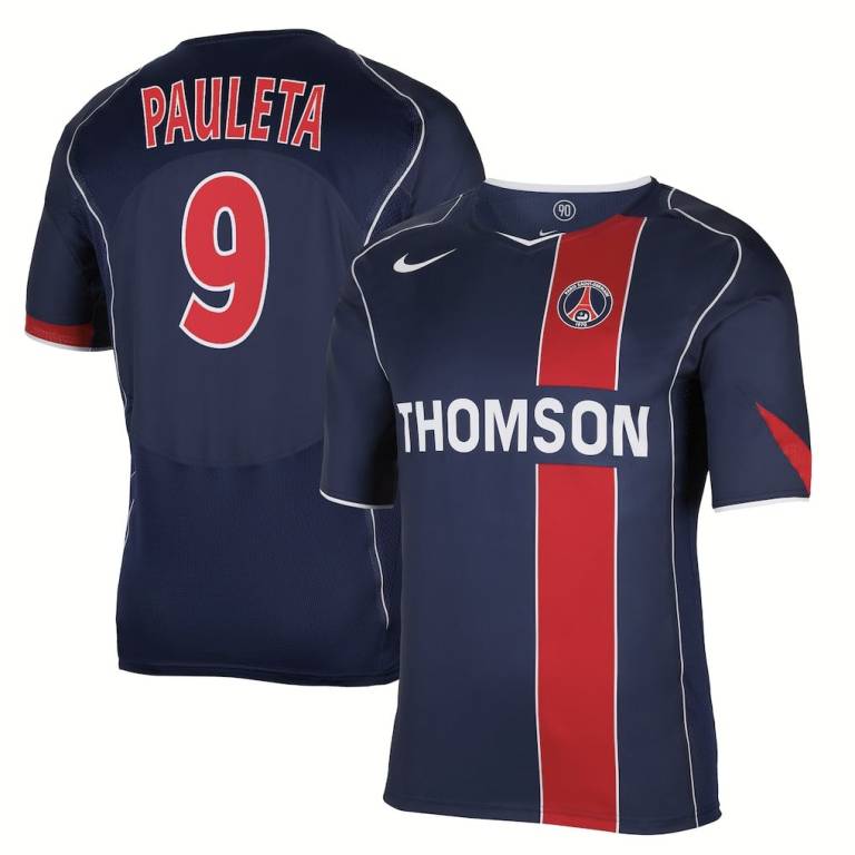 Maillot PSG Domicile 2004 2005 Pauleta (1)
