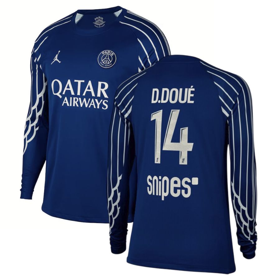Maillot PSG Fourth 2024 2025 Manches Longues Désiré Doué (1)