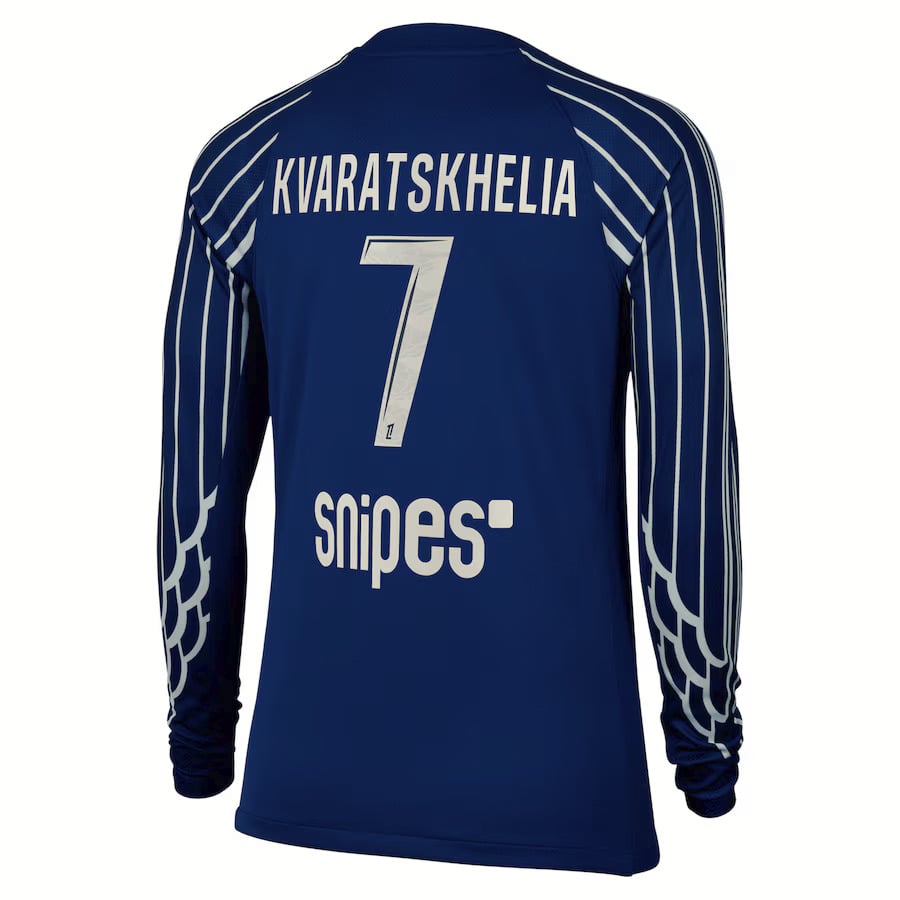 Maillot PSG Fourth 2024 2025 Manches Longues Kvaratskhelia (2)