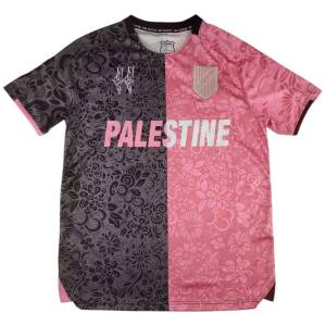 Maillot Palestine Special Edition 2025 2026 Noir et Rose (1)