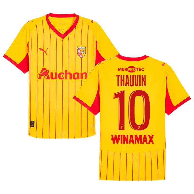 Maillot RC Lens Domicile 2025 2026 Thauvin (1)
