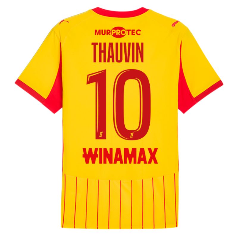 Maillot RC Lens Domicile 2025 2026 Thauvin (2)