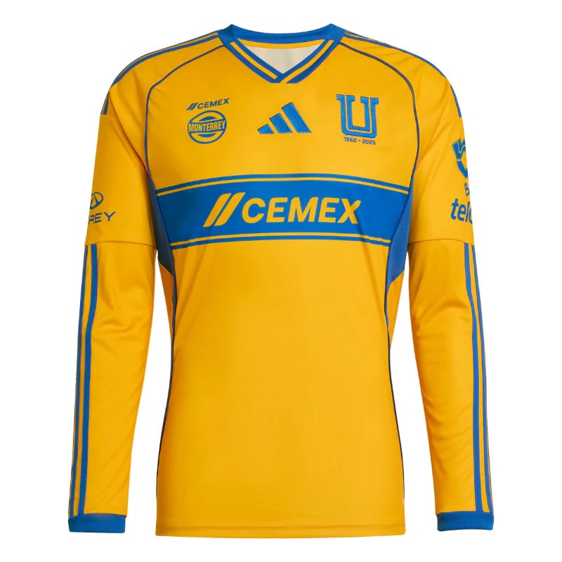 Maillot Tigres Domicile 2025 2026 Manches Longues (1)