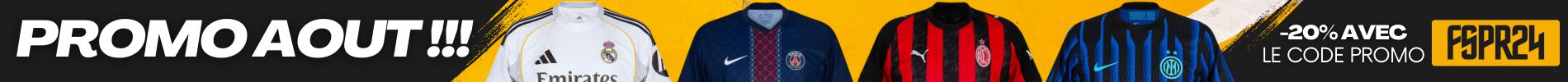 maillots de foot aout
