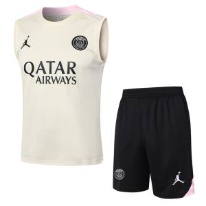 Debardeur Short PSG 2024 2025 Beige