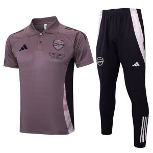 Survetement Arsenal Polo 2024 2025 Rose Foncé